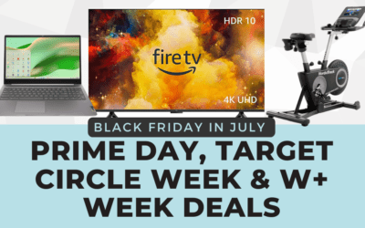 Get Ready for Prime Day, Target Circle Week, and W+ Week